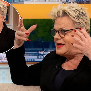 Eddie Izzard says she was 'beaten in the streets' after coming out as transgender in the 1980s

