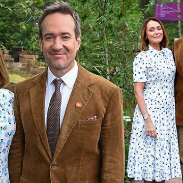 Heir Matthew Macfadyen enjoys his wife Keeley Hawes

