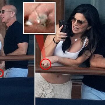 Jeff Bezos and Lauren Sanchez are engaged, with a HUGE diamond ring to seal the deal

