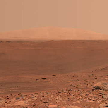 This view of the interior of Belva Crater was generated using data collected by the Mastcam-Z instrument aboard NASA’s Perseverance Mars rover on April 22, 2023, the 772nd Martian day, or sol, of the mission. 