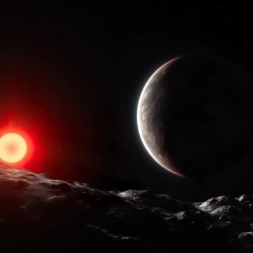 Rocky Exoplanet Illustration