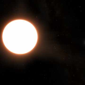 Exoplanet LTT9779 b orbiting its host star