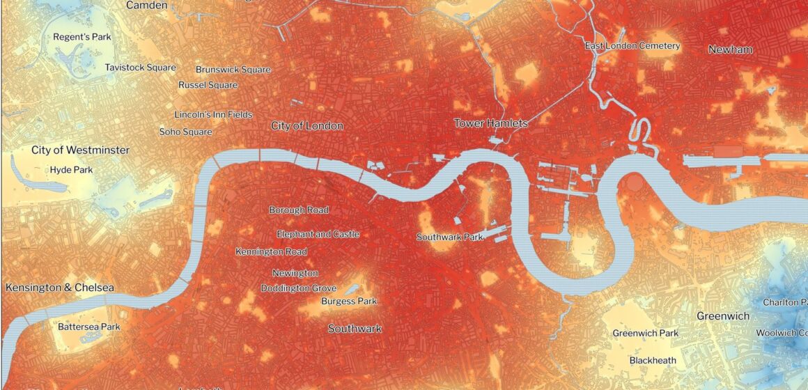  Heat maps reveal the hottest and coldest areas of five English cities and the impact of green spaces |  Weather news

