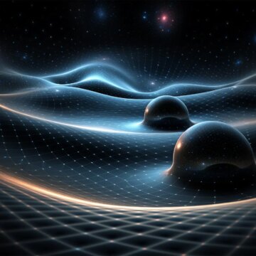 Gravitational Waves Dark Matter Astrophysics Illustration