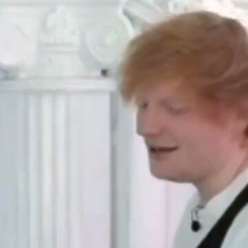 Ed Sheeran leaves a bride and groom speechless after crashing their Vegas wedding to perform a track from his forthcoming album