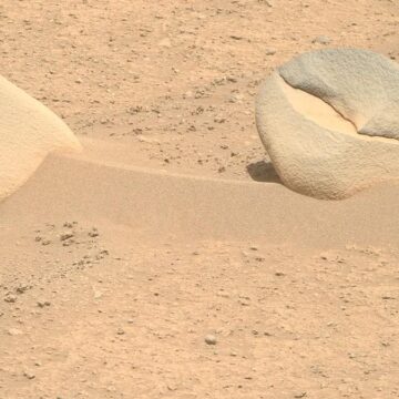 NASA's Perseverance rover spots a 'shark fin' and a 'crab claw' on Mars