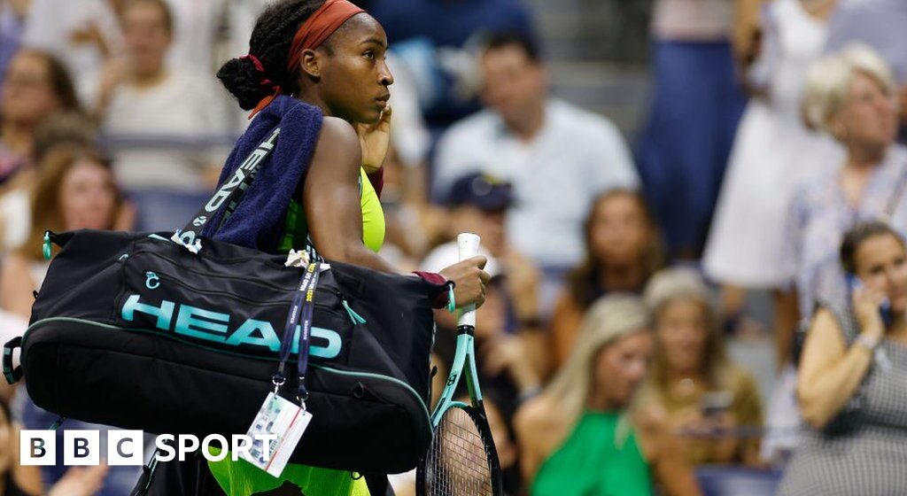 US Open 2023: Protesters interrupt Coco Gauff and Karolina Muchova semi-final