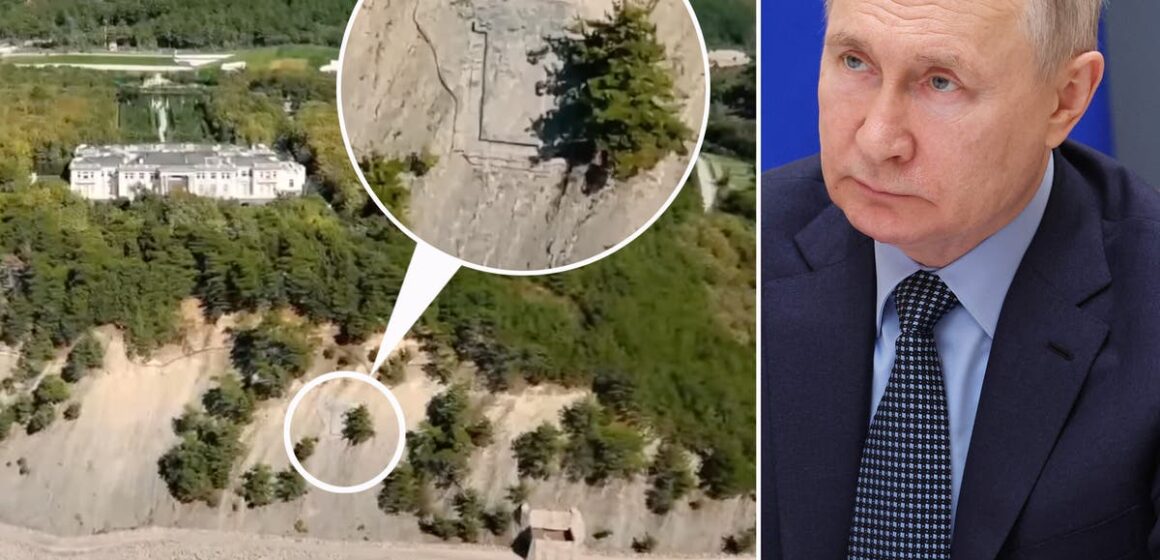 The secret network of tunnels under Vladimir Putin's "paranoid" bunker in the Black Sea

