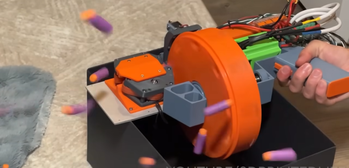 Powerful Nerf Blaster Aims To Fire 100 Darts Per Second