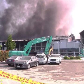 Taiwan: Fire and explosions at golf ball factory kill at least five | World News